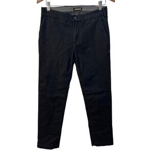 Express‎ Men’s Slim Fit Pant Color Black/Grey Size 29x30 Pre-owned